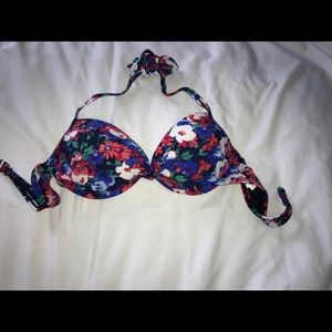 floral bikini top